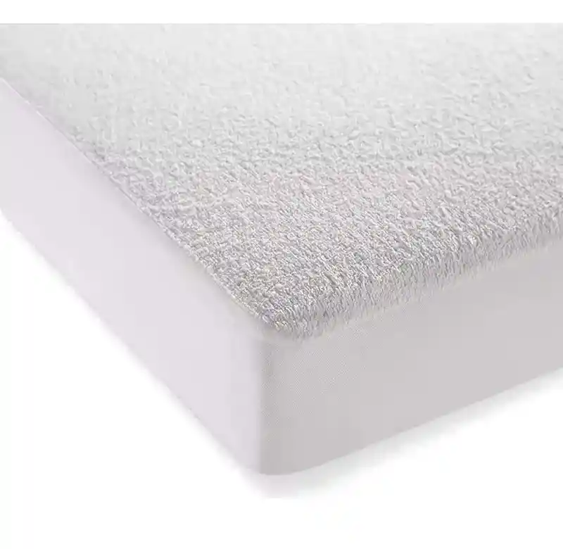 Protector De Colchón Terry Anti-fluido Cama King De 200x200).