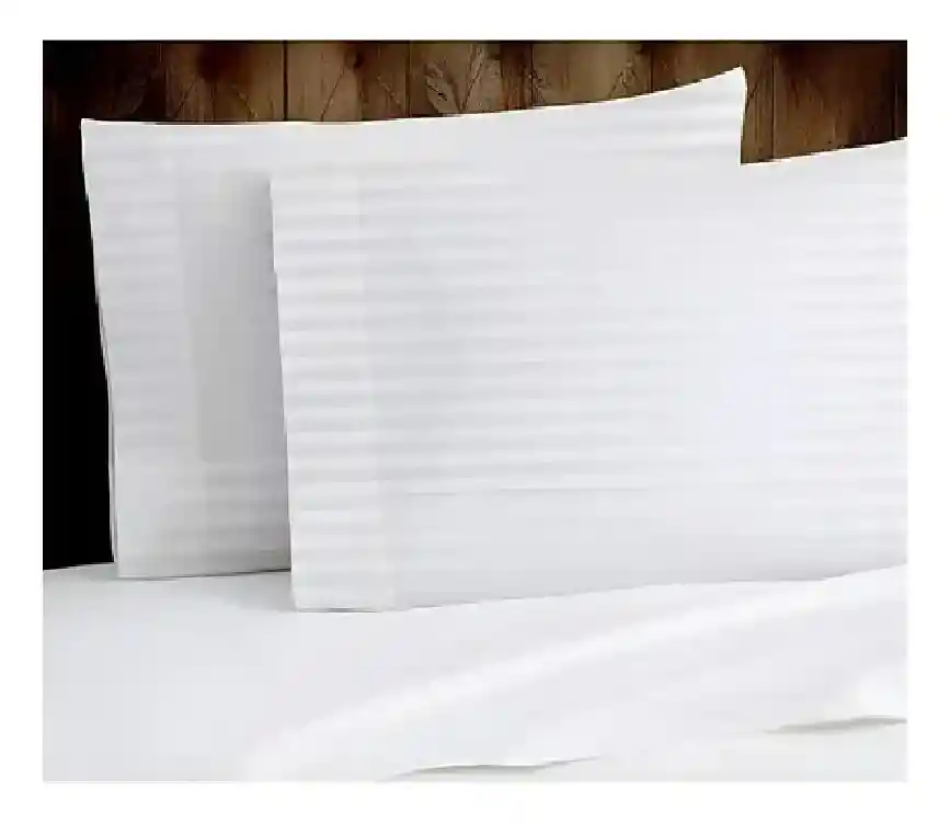 Set Fundas De Almohada 50x70 X 2 Unidades Color Blanca