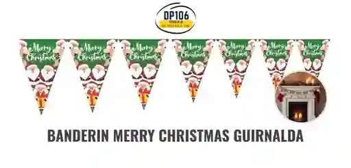 Banderin Guirnalda Merry Christmas Decoracion De Navidad