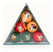 Bolas De Navidad Mickey 8 Cm Set X 6 Disney Surtido Bolas De Navidad Mickey 8 Cm Set X 6