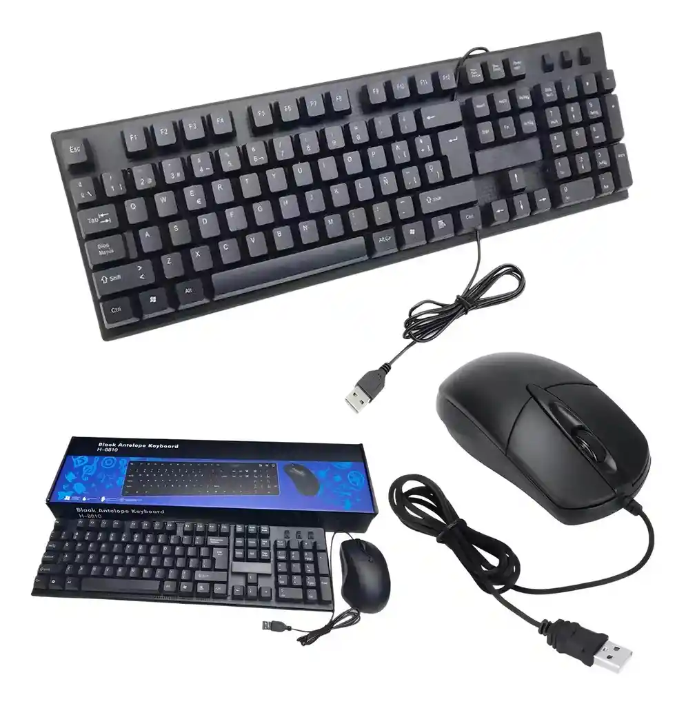 Combo Teclado Y Mouse Alambricos (usb)