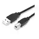 Cable De Impresora Universal 1.5m Usb 2.0 Calidad Color Negro