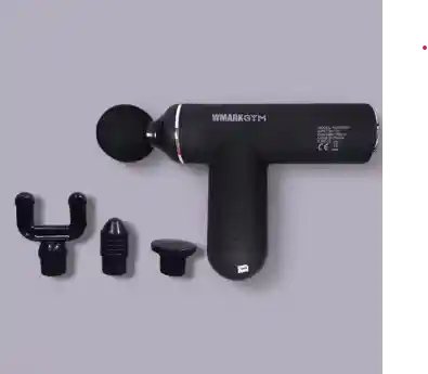 Pistola Masajeadora De Percusión Portátil Masajeador 6 Vel Negro.