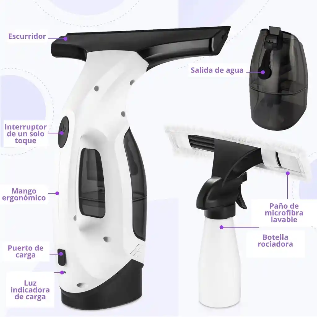 Limpiador De Ventas A Succión Inalámbrico