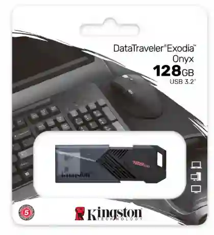 Memoria Usb Kingston Datatraveler Exodia Onyx 128gb