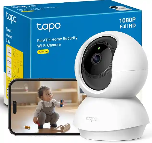 Camara Wifi Tapo C200 + Micro Sd 64gb