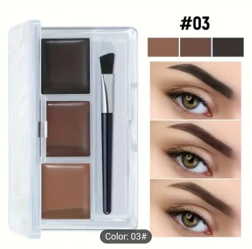 Pomada Para Cejas Silk Brown Color #3