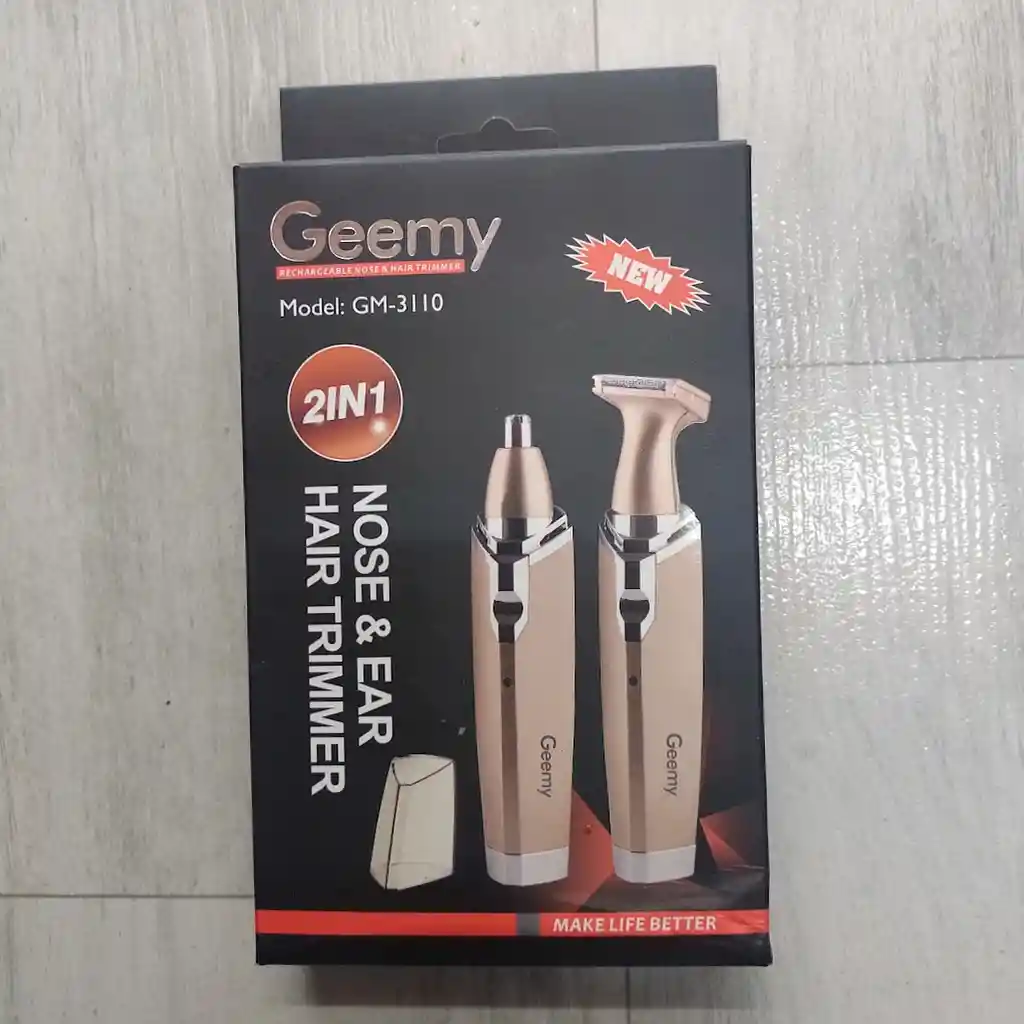 Afeitadora Portátil De Naríz Y Cabello Geemy Gm-3110 Rosa