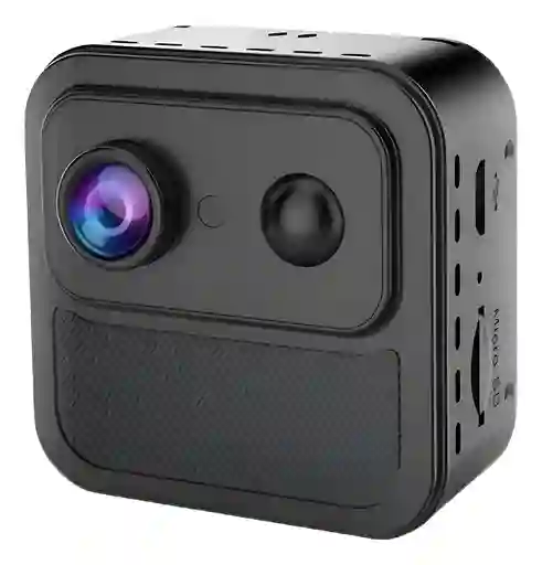 Mini Cámara Espia Wifi 4k Camara Oculta Seguridad Interior Negro
