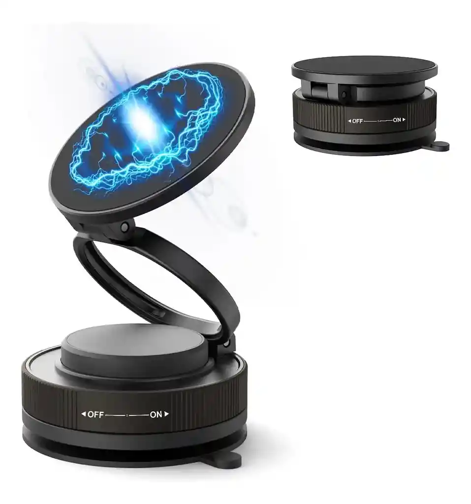 Soporte Magnético Giratorio 360 Magsafe Para Celular Negro