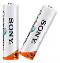 Baterías Pilas Recargables Aa Sony X2 4600 Mah