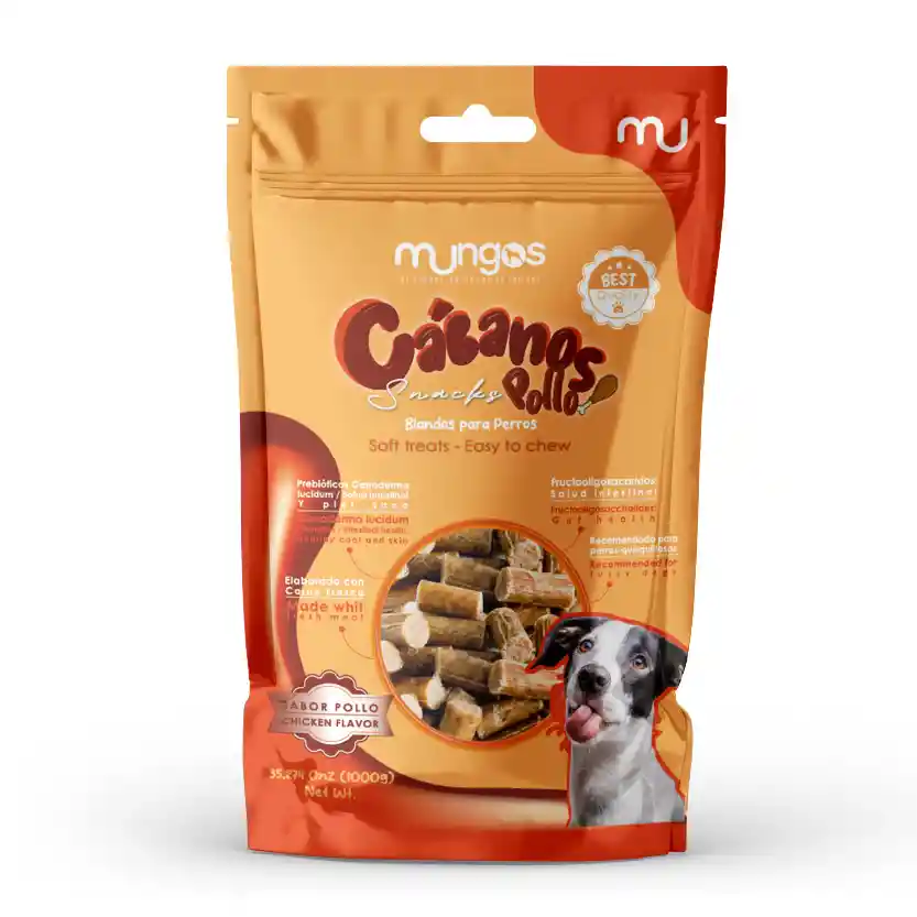Mungos Cabano Pollo Para Perro 1000 G