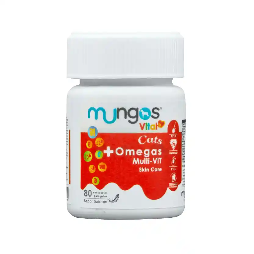 Mungos Vital Omega + Multivit Para Gato