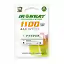 Baterías Pilas Recargables Aaa Iron Bat X2 1100 Mah