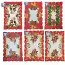 Individuales Navideño De Mesa X12