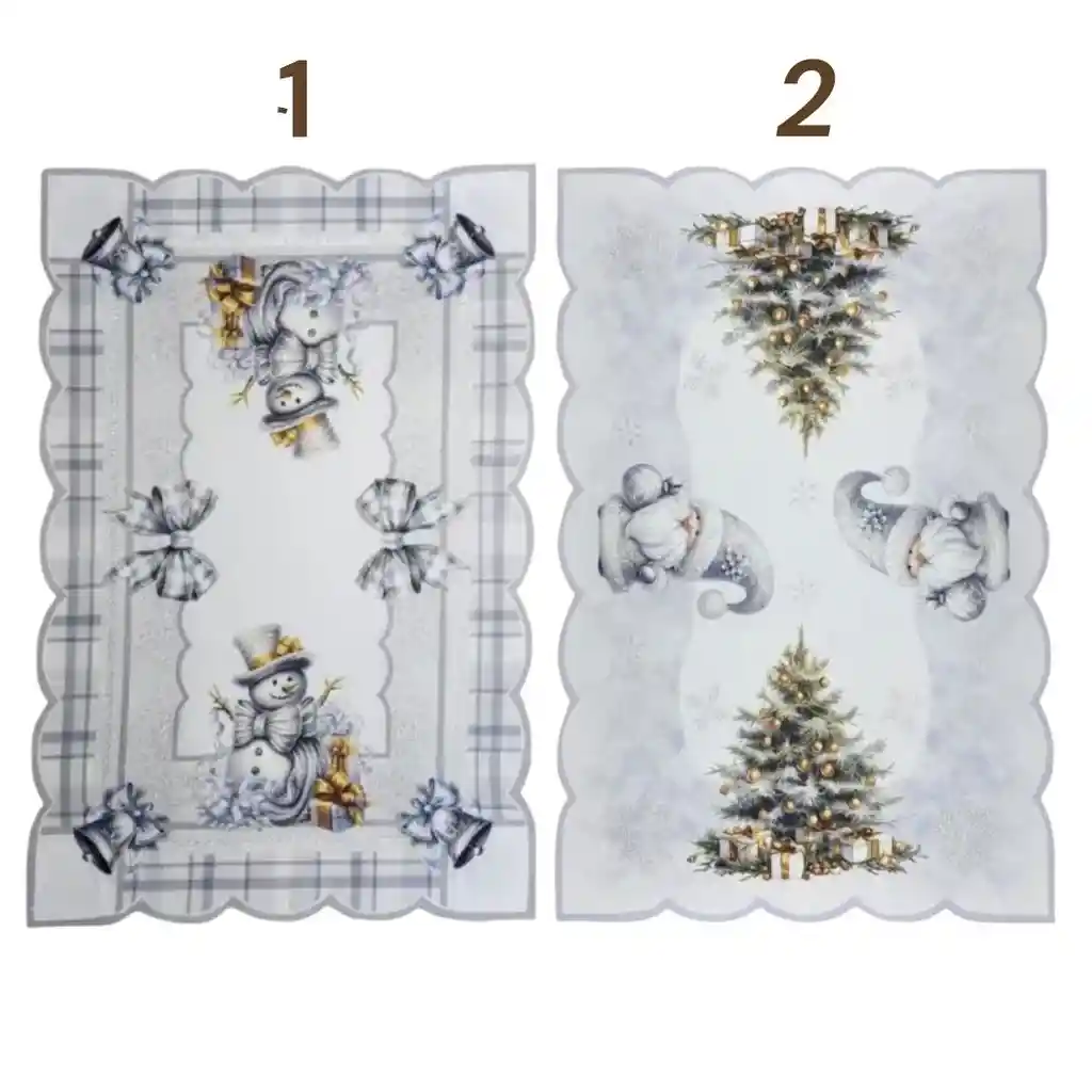 Individuales Navideño De Mesa X12