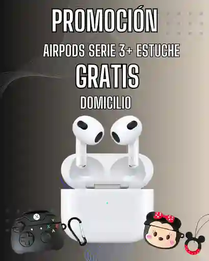 Airpods Serie 3 / 1.1 Contra Marcados + Estuche Gratis