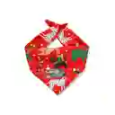Pañoleta S Roja Perritos Navidad