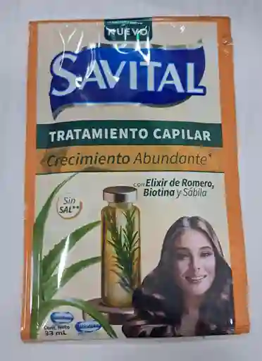 Savital Tratamiento Capilar Crecimiento Abundante