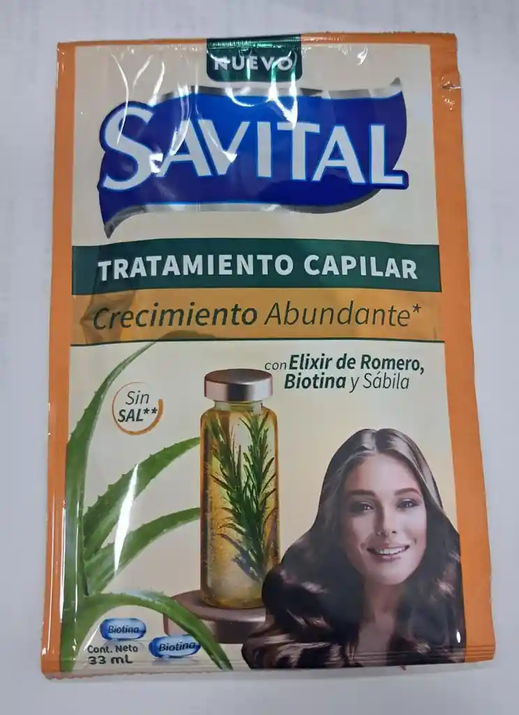 Savital Tratamiento Capilar Crecimiento Abundante