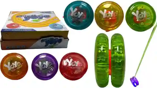 Juguete Yoyo Juego Multicolores X1und Con Luz Led Para Niños