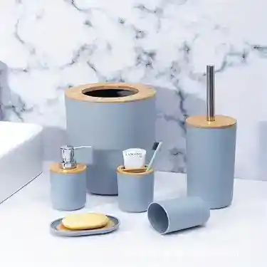 Set De Baño Con Cesta