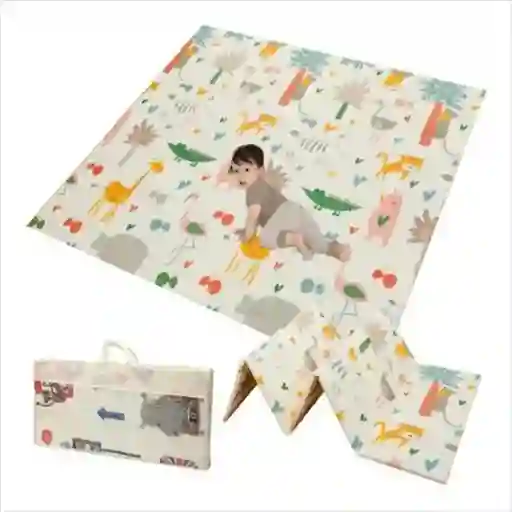 Tapete De Juego Infantil Plegable Reversible