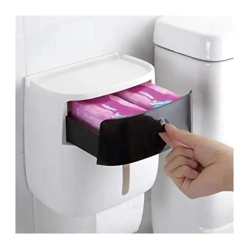 Dispensador De Papel Baño Soporte Adhesivo