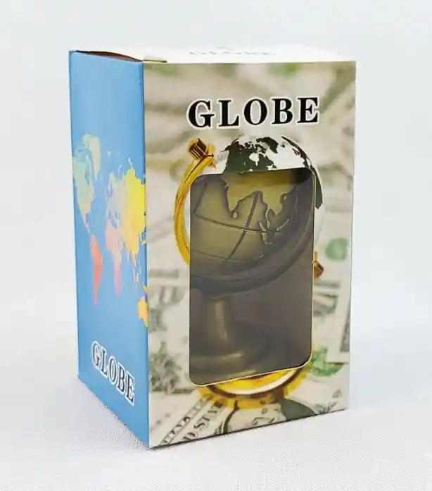 Globo Mapamundi En Metal