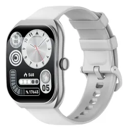 Smartwach Peje Zw01max 2.01 Resis Agua 1atm Deporte Salud P Plateado Mesh Plateado Plateado