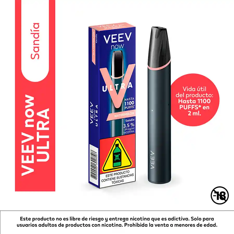 Vapeador Veev Now Ultra Watermelon X 2ml