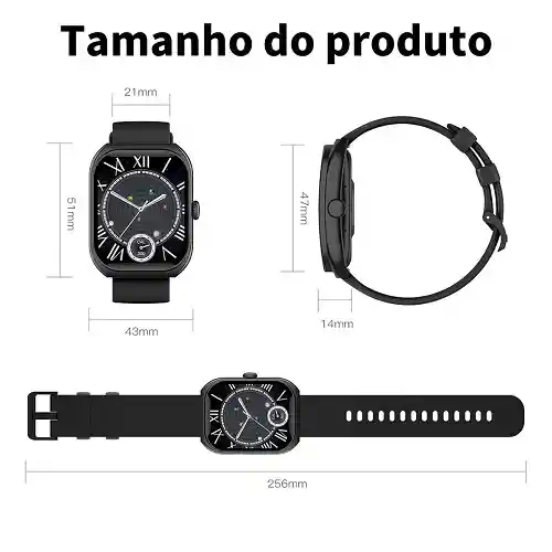 Smartwatch Peje Zw01 Max 2.01 Resist Agua 1 Atm Salud Negro Mesh Negro Negro Negro