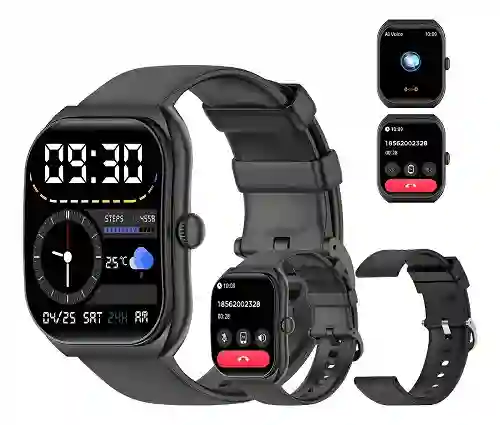 Smartwatch Peje Zw01 Max 2.01 Resist Agua 1 Atm Salud Negro Mesh Negro Negro Negro