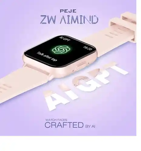 Smartwatch Deportivo Salud Waterproof Chatgpt Ai Mind 1:83 P Negro Mesh Rosa Rosa