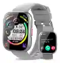 Smartwatch Deportivo Salud Waterproof Chatgpt Ai Mind 1:83 G Gris Mesh Gris Plateado