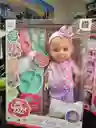 Bebe Muñeca Con Sonidos Y Accesorios Juguete Niño Niña