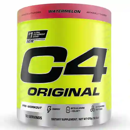 Pre Entreno C4 Sabor Watermelon 30 Servicios.
