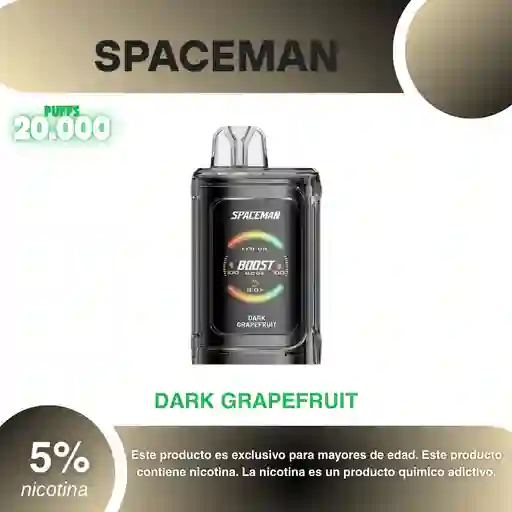 Spaceman World First 20.000 Pufs, Dark Grapefruit 5%
