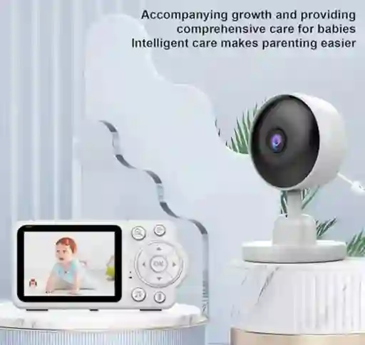 Monitor De Bebe Con Microfono Vision Nocturna Sensor Llanto