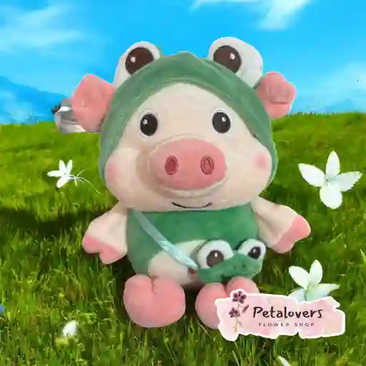 Peluche Cerdo Sapo