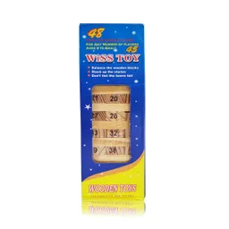 Juego De Mesa Jenga 48 Fichas - Yenga Pequeña En Madera