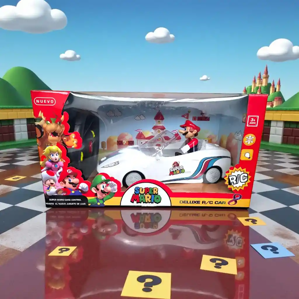 Carro Control Remoto Super Mario Rc Carreras Juguete