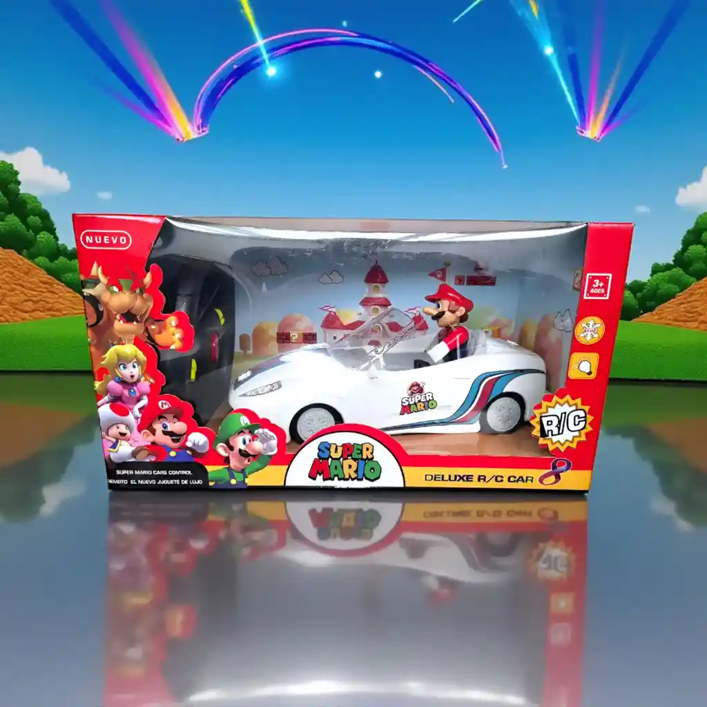 Carro Control Remoto Super Mario Rc Carreras Juguete