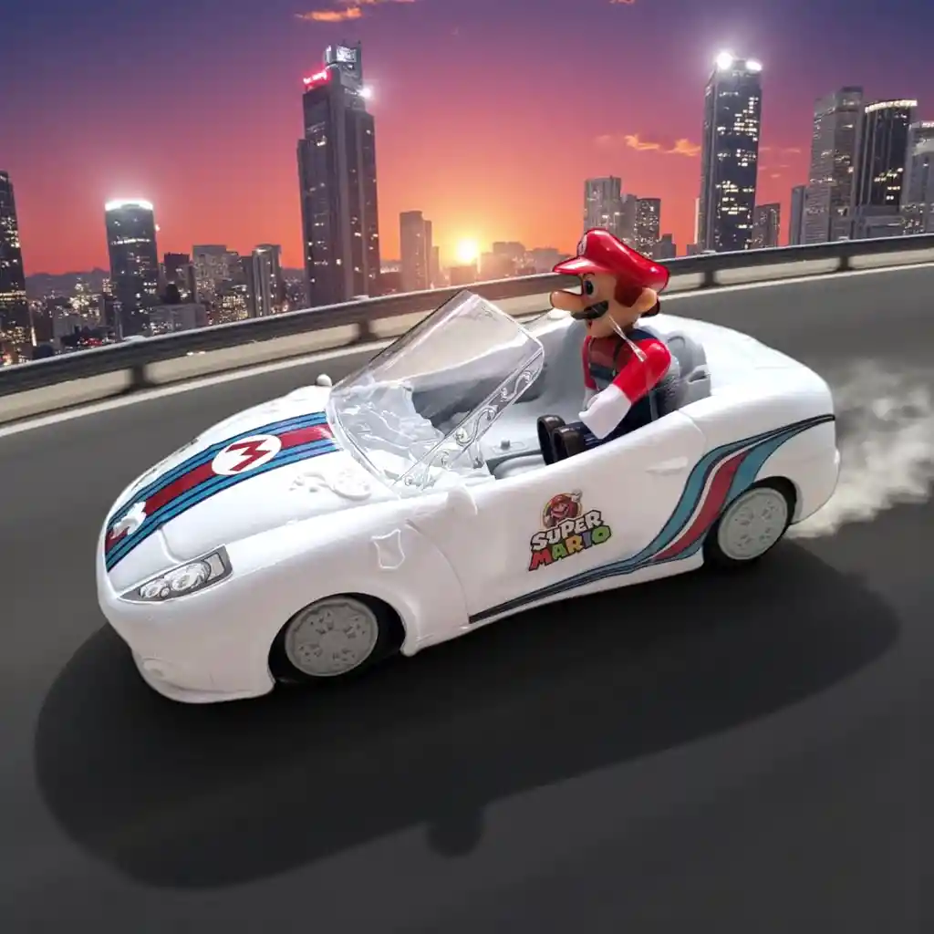 Carro Control Remoto Super Mario Rc Carreras Juguete