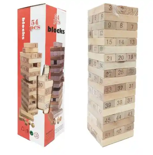 Juego De Mesa Jenga - Yenga Grande En Madera