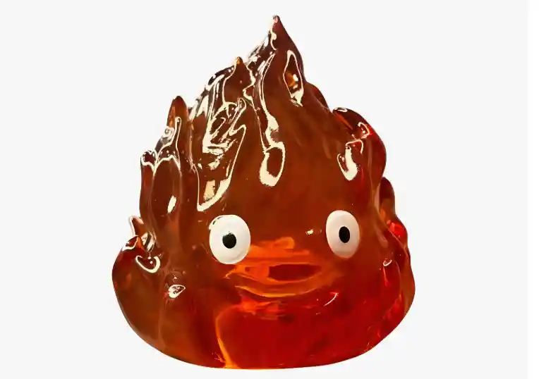 Lámpara De Escritorio Led Calcifer 12cm El Castillo Ambulant