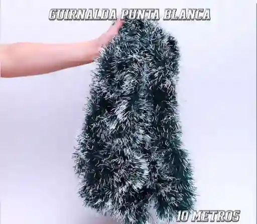 Guirnalda Verde Punta Blanca