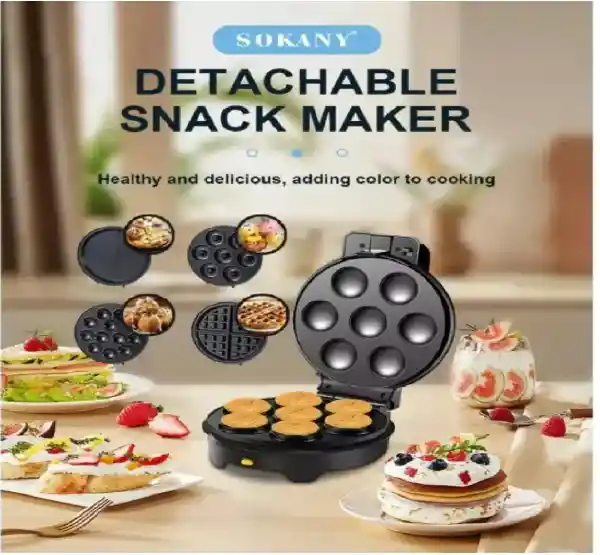 Waflera 5 En 1 Sokany Sk- Multifuncional