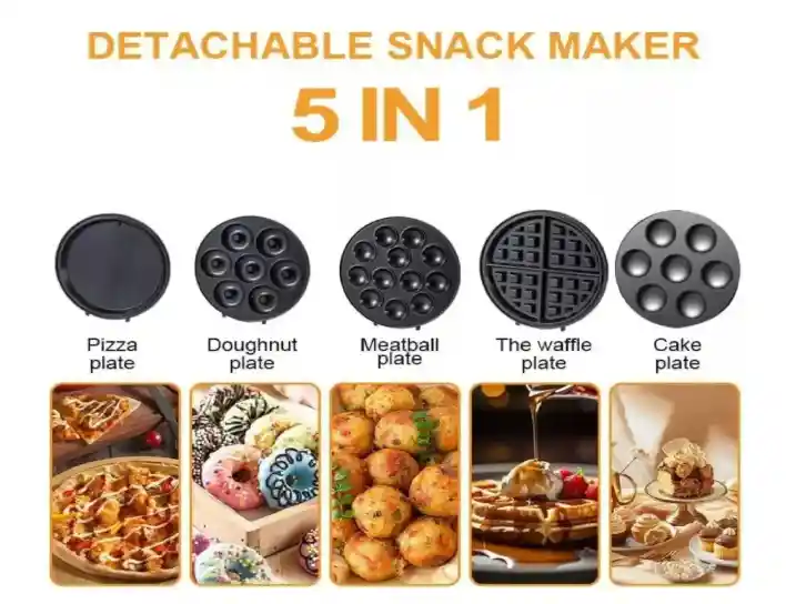 Waflera 5 En 1 Sokany Sk- Multifuncional