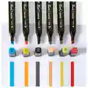 Kit De Marcadores X 120pcs Doble Punta Base